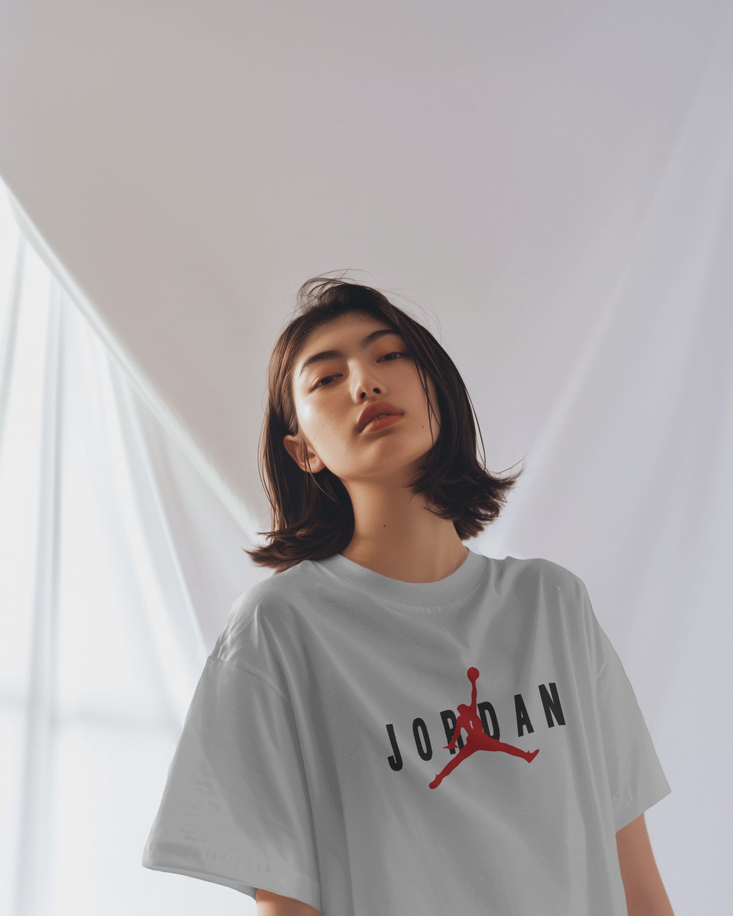 Women's Jordan Printed Over Sized Tshirt