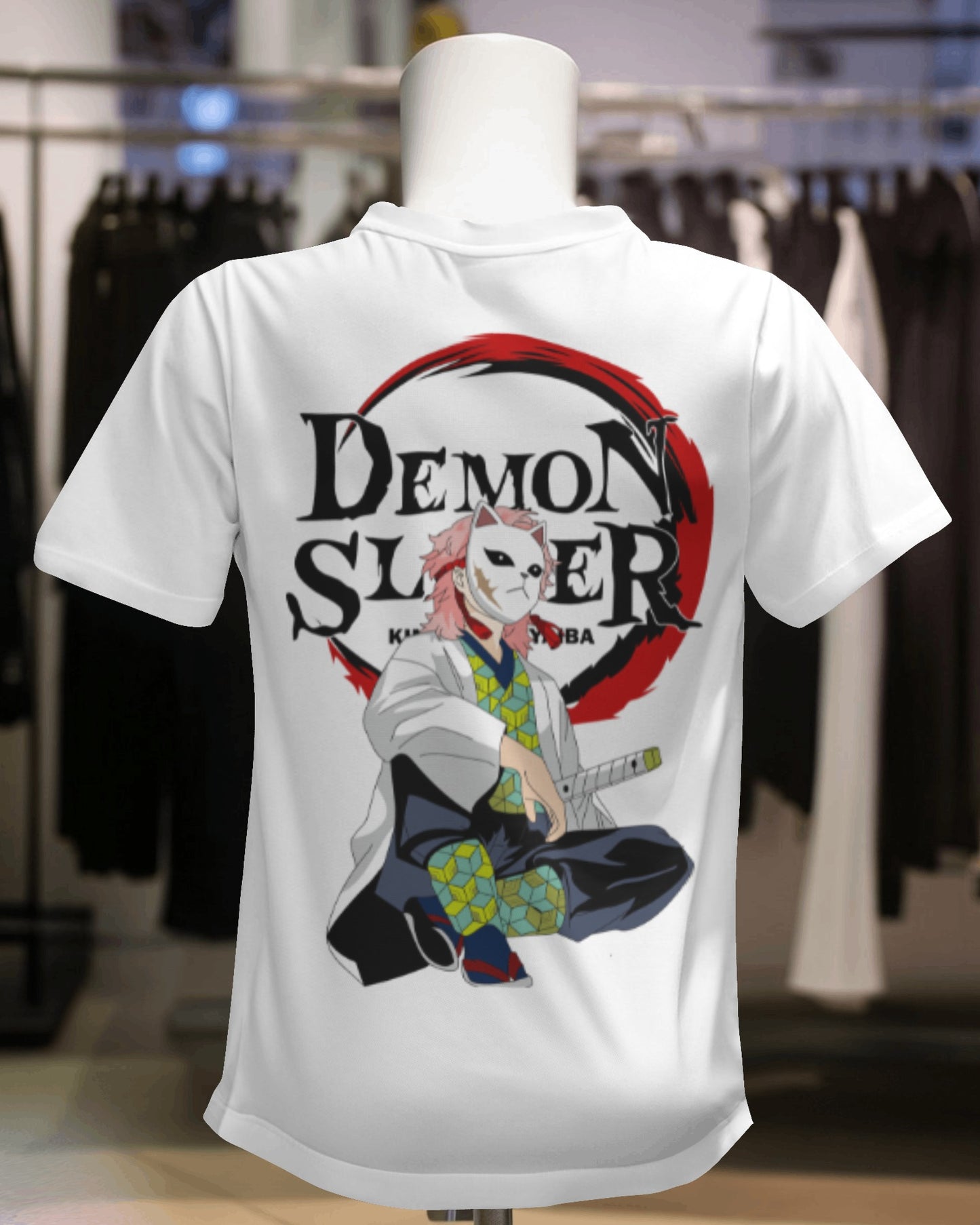 Men's DemonSlayer Printed OverSized Tshirt