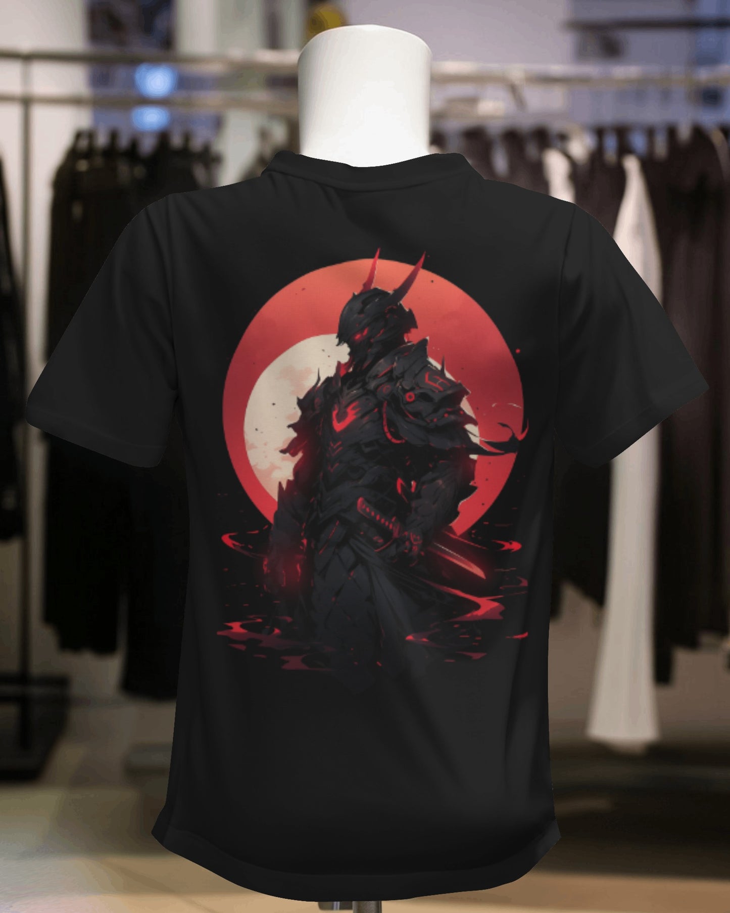 Men's Samurai Printed Oversized Tshirt