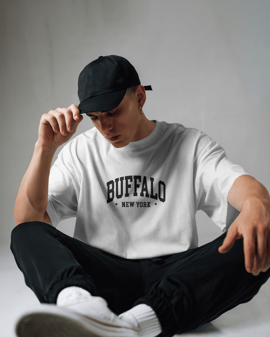 Men's Buffalo printed Oversized Tshirt