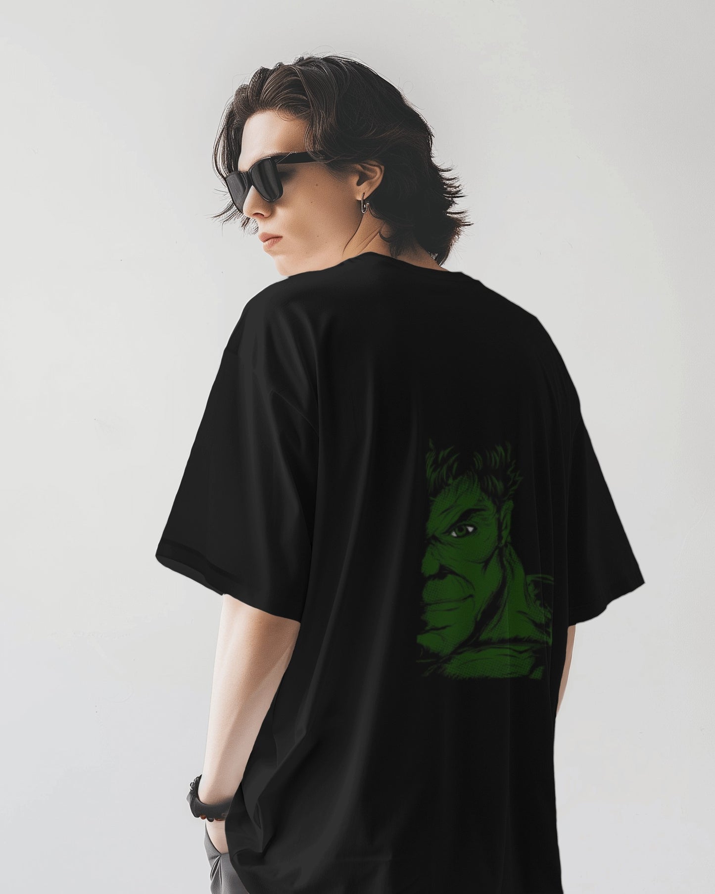 Men's Hulk Printed OverSized Tshirt