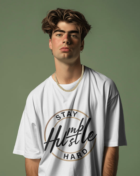 Men's StayHard Printed Oversized Tshirt