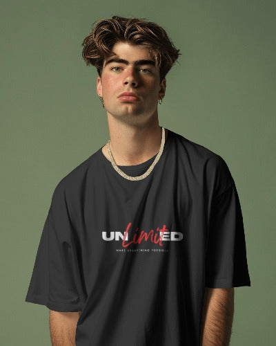 Men's Unlimited Printed OverSized Tshirt