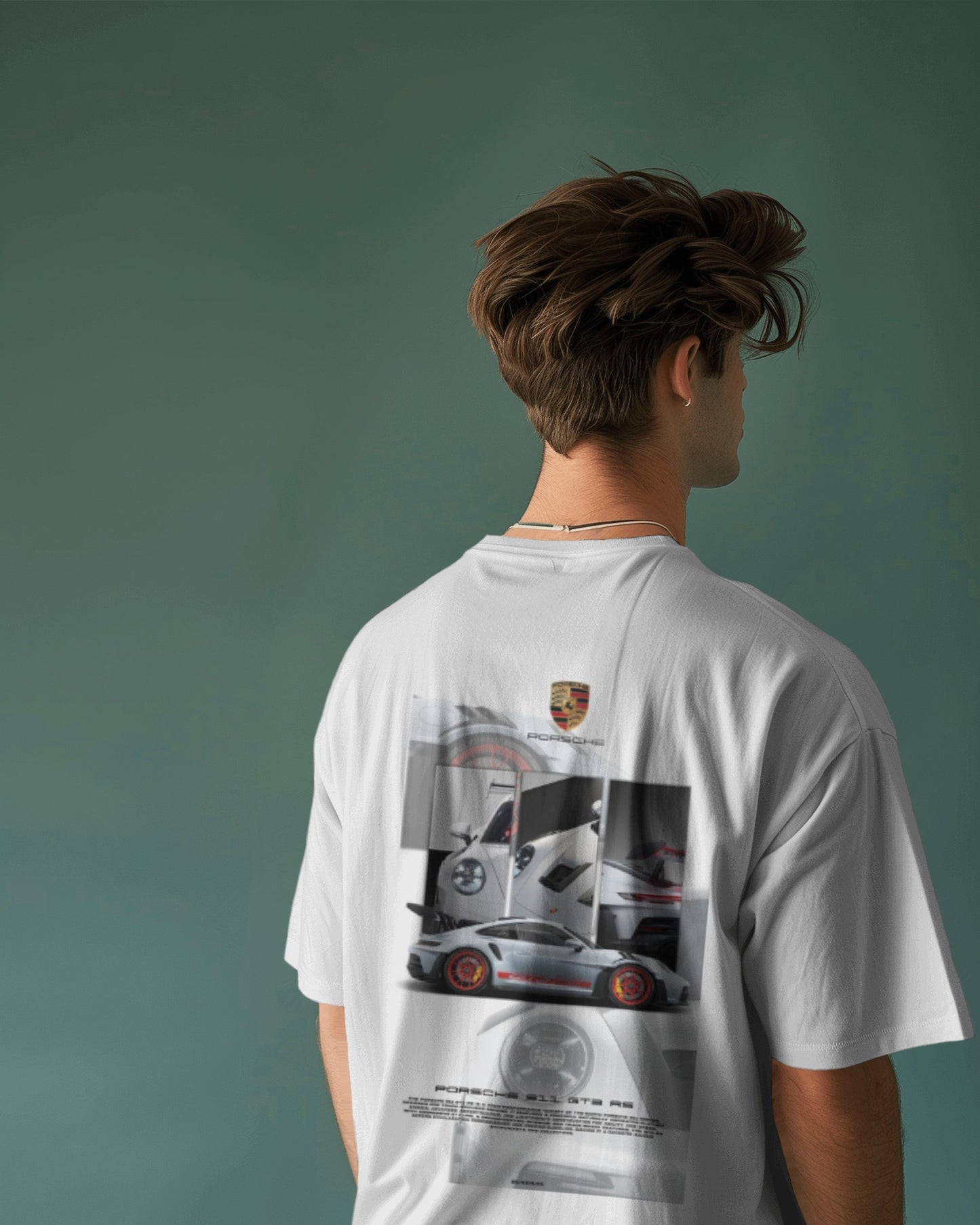 Men's Posche Printed OverSized Tshirt