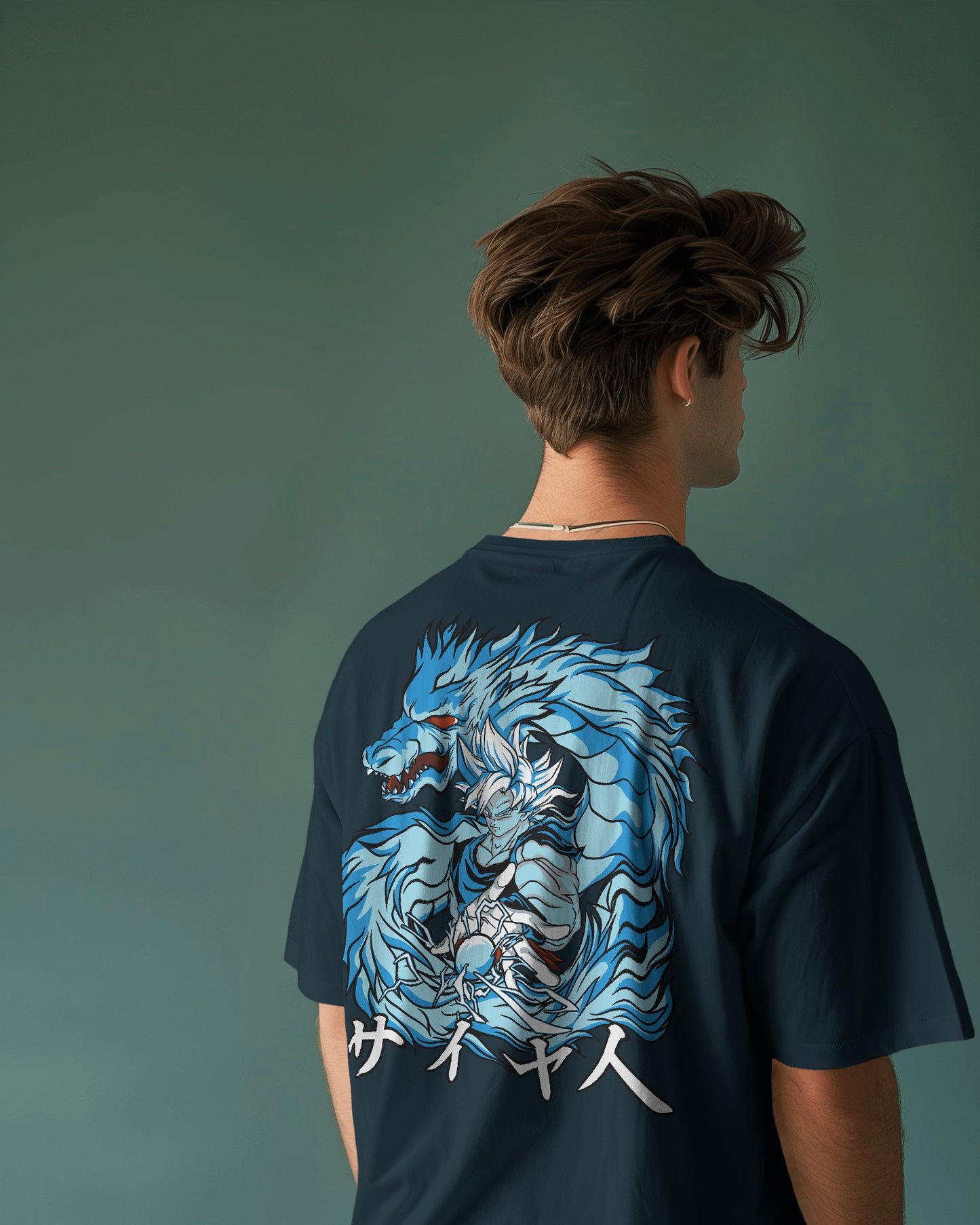 Men's Dragon ball Printed OverSized Tshirt